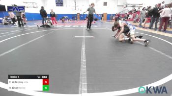 84 lbs Rr Rnd 4 - Rocky Witcosky, Team Nomad vs Hunter Coney, Choctaw Ironman Youth Wrestling