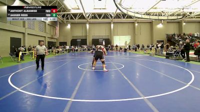 285 lbs Quarterfinal - Anthony Albanese, Fairfield Warde vs Jagger Rees, Foran