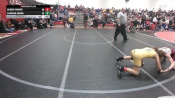 84-90 lbs Round 1 - Jasen Unger, Berkeley Braves vs Larson Jeske, North Star