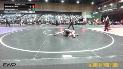115 lbs Quarterfinal - Arcadius Cruz, Team Aggression vs Joey Guanella, Windsor Wrestling Club