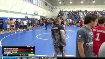 106 lbs Cons. Round 3 - Jackson Riggio, Thousand Oaks vs Anthony Tinoco, Los Alamitos High School