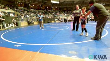 75 lbs Consi Of 8 #1 - Christian Ramirez, Collinsville Cardinal Youth Wrestling vs Jordan Hardgrave, Piedmont