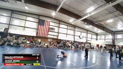 64 lbs Semifinal - Dallas Lofthouse, Top Of Utah vs Taysom Jensen, Gunnison Valley