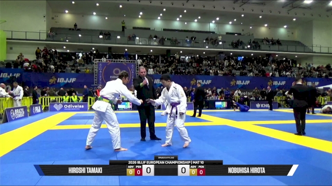 Nobuhisa Hirota vs Hiroshi Tamaki 2026 European Jiu-Jitsu IBJJF