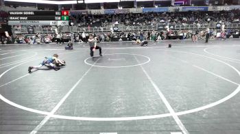 49 lbs Semifinal - Vaughn Seibel, Belleville Little Devils vs Isaac Diaz, Team Central WC