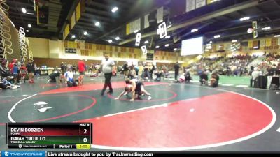 98 lbs Round 2 - Joshua Garcia, Rough House vs Reid Savarese, Rancho Bernardo Wrestling