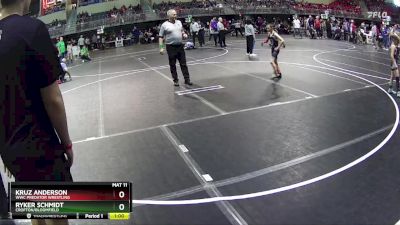 65 lbs Cons. Round 5 - Ryker Schmidt, Crofton/Bloomfield vs Kruz Anderson, WWC Predator Wrestling