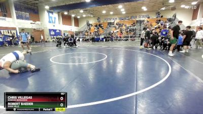 157 lbs 7th Place Match - Robert Baeder, Dana Hills vs Chris Villegas, Rancho Bernardo