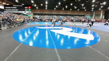 115 lbs Champ. Round 3 - Aitana Flores, Coronado vs Audrie Sanchez, Grants Pass
