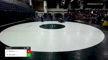 152 lbs Consi Of 8 #1 - Jackson Solano, Weston vs Sebastian Miranda, Notre Dame-West Haven