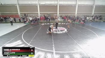 157 lbs Champ. Round 1 - Wyatt Lloyd, Clearfield vs Mario Alvaradejo, Hillcrest CA