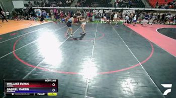 145 lbs Cons. Round 2 - Wallace Evans, Alaska vs Gabriel Martin, Montana