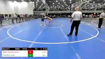141 lbs Rr Rnd 3 - Tyler Cymmerman, Hof vs Timothy Uhler, Mill