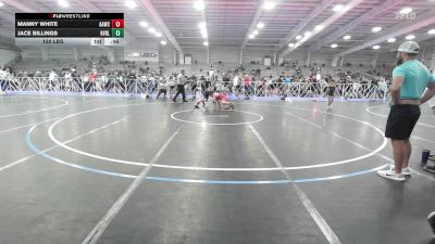120 lbs Rr Rnd 1 - Manny White, All-American Wrestling Club Blue vs Jace Billings, Revival Black