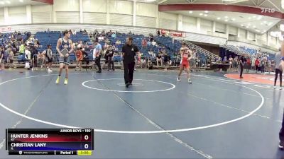 150 lbs Champ. Round 1 - Hunter Jenkins, KY vs Christian Lany, IL