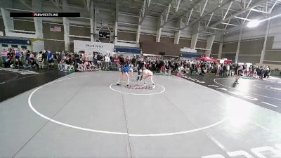 120 lbs Semifinal - Kaelyn Alleman, Sanderson Wrestling Academy vs Mercedez Blackham, Sanpete Wrestling Club