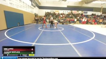 144 lbs Quarterfinal - Gunnar Whitlock, Lewiston vs Eric Lopez, Granger