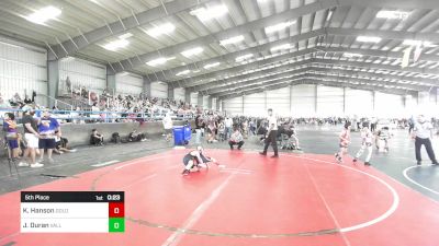 70 lbs 5th Place - Kallum Hanson, Dolores Bears vs Jayman Duran, Valley Bad Boys