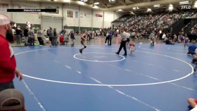 78-86 lbs Cons. Round 2 - Macey Erickson, Wiggins vs Gracie Mahnke, West Point Wrestling Club