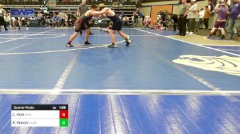 110 lbs Quarterfinal - Cooper Root, Geary Youth Wrestling vs Beau Reeder, Husky Wrestling Club