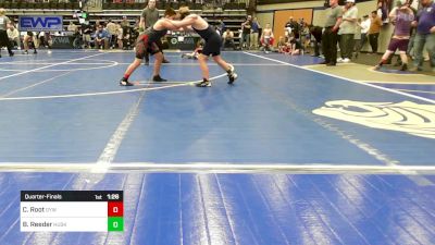 110 lbs Quarterfinal - Cooper Root, Geary Youth Wrestling vs Beau Reeder, Husky Wrestling Club