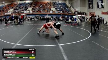 144 lbs Semifinal - Ethan Kraft, Mount Saint Joseph vs Shane Covey, Calvert Hall College