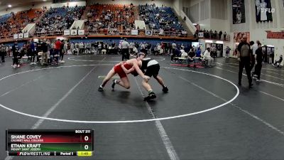 144 lbs Semifinal - Ethan Kraft, Mount Saint Joseph vs Shane Covey, Calvert Hall College