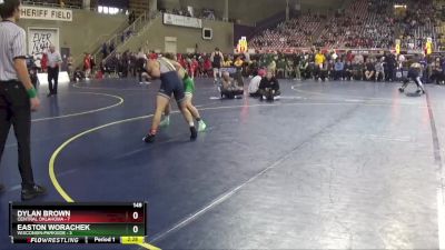 149 lbs Quarters & 1st Wb (16 Team) - Easton Worachek, Wisconsin-Parkside vs Dylan Brown, Central Oklahoma