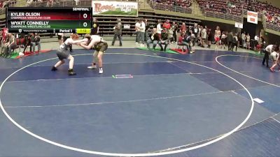 175 lbs Semifinal - Wyatt Connelly, Champions Wrestling Club vs Kyler Olson, Champions Wrestling Club