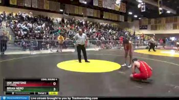 138 lbs Cons. Round 2 - Luke Vanbuskirk, Palm Desert vs Alex Valladares, Mt Carmel