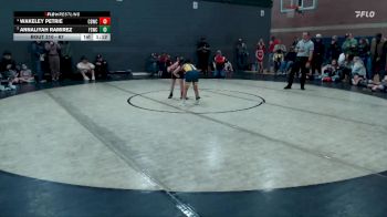 67 lbs Quarterfinal - Annaliyah Ramirez, Fighting Squirrels Wrestling Club vs Wakeley Petrie, Challis Blackheart Wrestling Club