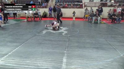 90_B lbs Final - Maxon McMurtrie, Bradford vs Cameron Powell, Colonial (PW)