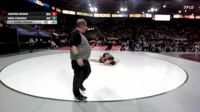 6A 190 lbs Cons. Round 1 - Reid Pokibro, Highland-P vs Hunter Bones, Meridian