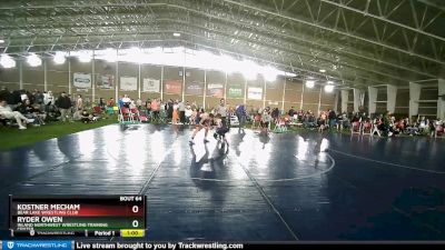 102 lbs Champ. Round 1 - Kostner Mecham, Bear Lake Wrestling Club vs Ryder Owen, Inland Northwest Wrestling Training Center