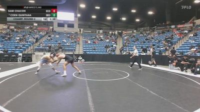 165 lbs Champ. Round 2 - Sam Chacon, Benedictine College vs Coen Quintana, Doane University
