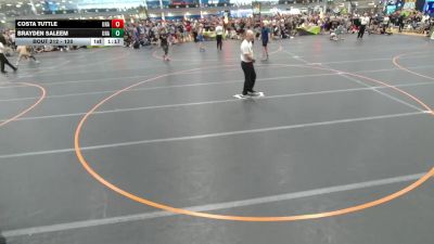 120 lbs Champ. Round 2 - Costa Tuttle, Unattached vs Brayden Saleem, Unattached