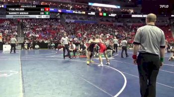 3A-175 lbs Quarterfinal - Tyde Nelsen, Dallas Center-Grimes vs Barrett Mieras, Linn-Mar