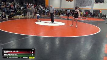 135 lbs Cons. Round 3 - Emerie Parkes, Sumner-Fredericksburg vs Lucianna Miller, Solon