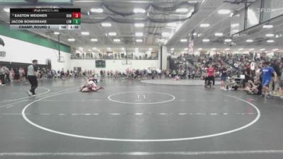 126 lbs Champ. Round 2 - Easton Weidner, Doniphan vs Jacob Bonebrake, Lawrence Elite Wrestling