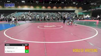 100 lbs Final - Diamond Kekahuna, FLOW Academy vs Rio Rening, Wright Wrestling Academy