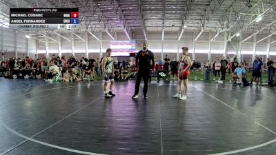 126 lbs Champ. Round 2 - Michael Cobabe, Oregon vs Angel Fernandez, Colorado