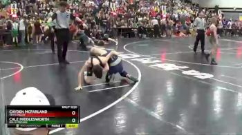 87 lbs Semifinal - Cayden McFarland, Teays Valley vs Cale Middlesworth, Bellefontaine