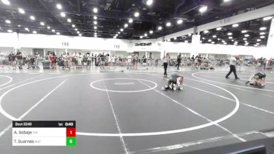 86 lbs Semifinal - Ari Sobaje, The Empire vs Tristan Guarnes, Mat Demon WC