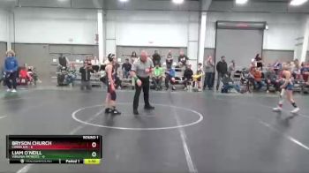 76 lbs Round 1 (6 Team) - Bryson Church, Cobra Kai vs Liam O`Neill, Virginia Patriots