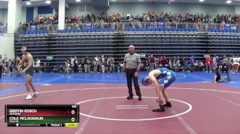 165 lbs Champ. Round 2 - Griffin Kosch, ANTWERP vs Cole McLaughlin, Yale HS