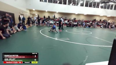 74 lbs Round 2 - Keir Kelley, Whatcom Wrestling Academy vs Marcus Pettis, Team Aggression Wrestling Club