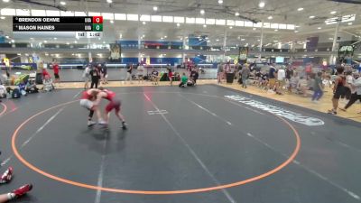 126 lbs Cons. Round 9 - Mason Haines, Unattached vs Brendon Oehme, Unattached