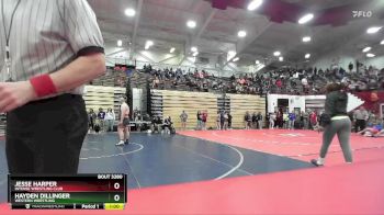 285 lbs Cons. Round 3 - Hayden Dillinger, Western Wrestling vs Jesse Harper, Intense Wrestling Club