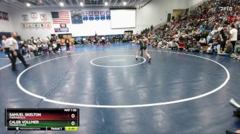 157 lbs 5th Place Match - Caleb Vollmer, Tongue River vs Samuel Skelton, Thermopolis