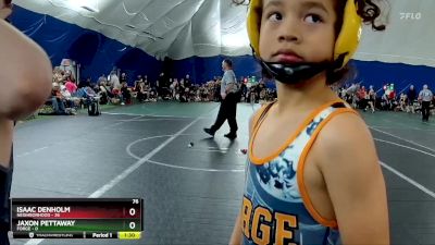 76 lbs Round 2 (6 Team) - Isaac Denholm, Neighborhood vs Jaxon Pettaway, FORGE